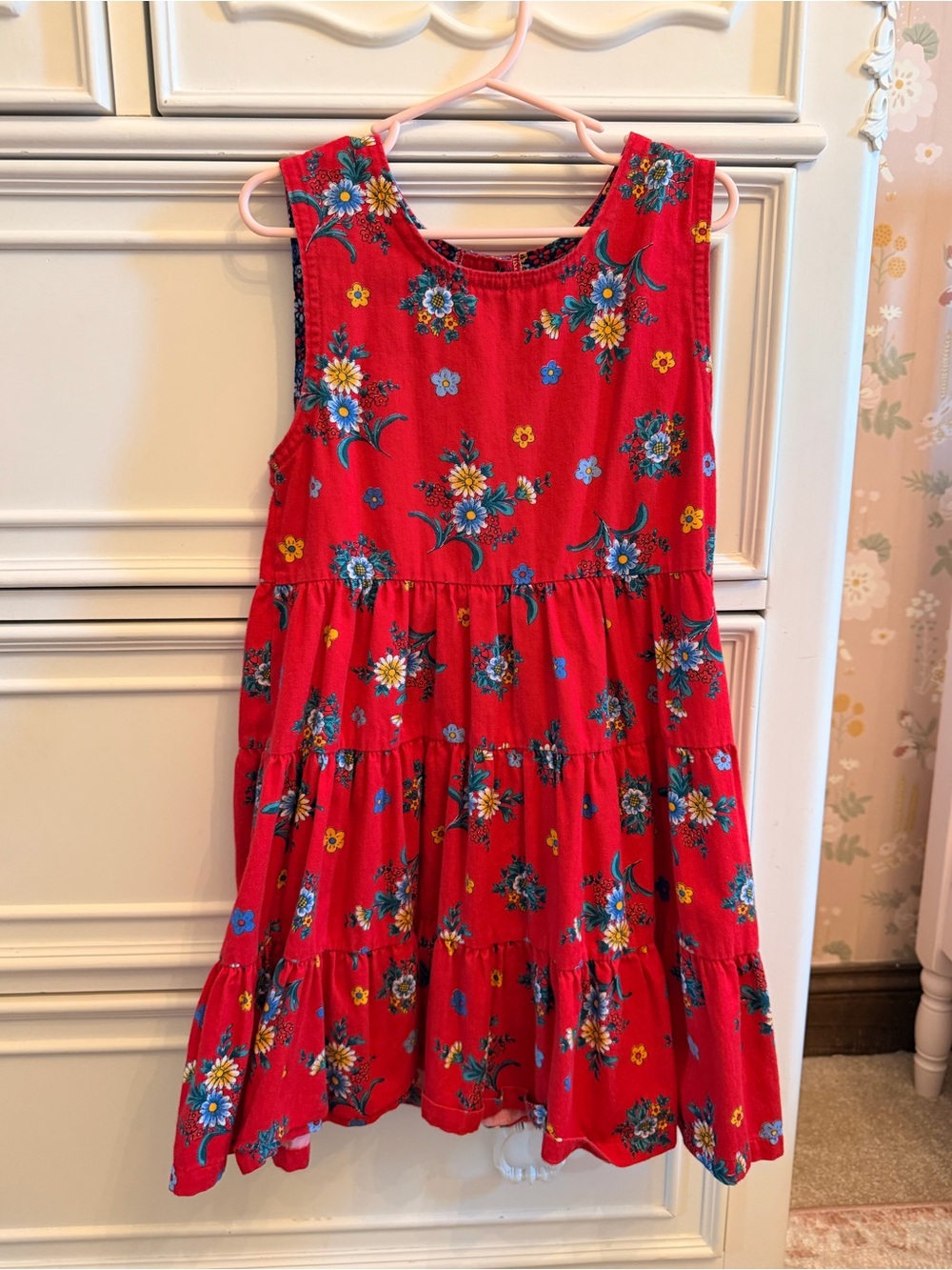 Vintage Healthtex Girls Floral Dress